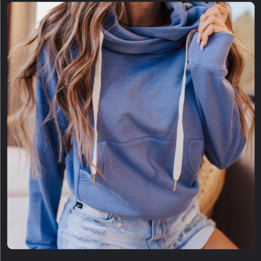 Mindy Mae Market Elevated Crossover hoodie  - Seas the Day